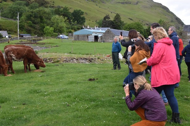 Landbouwjournalisten ondergedompeld in de Schotse cultuur